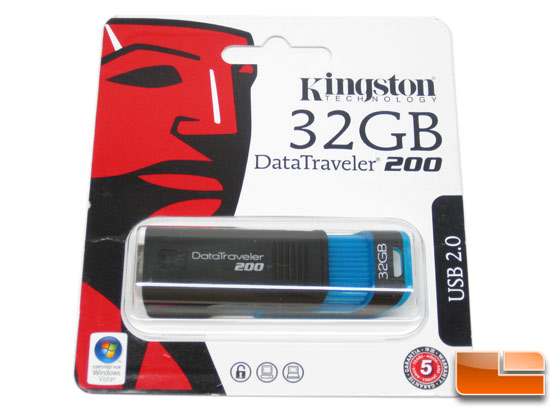 Kingston DataTraveler 200 32GB USB 2.0 Flash Drive Box