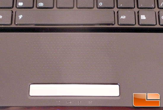 ASUS UL80V Touchpad
