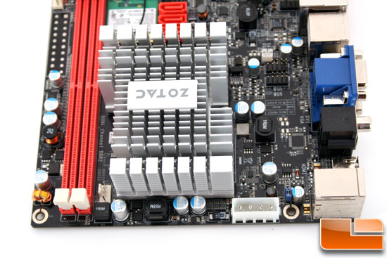 The Zotac IONITX-A-U Atom 330 Heatsink