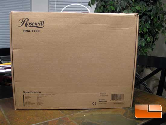 Rosewill RNA-7700 Notebook Cooler Review Rosewill RNA-7700 Notebook Cooler Review