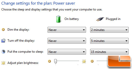 Battery Life Graph