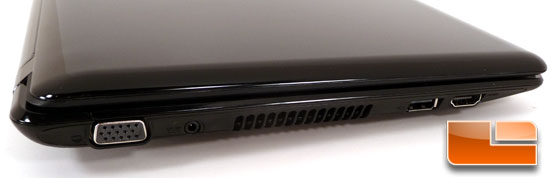 ASUS 1201N Left Side