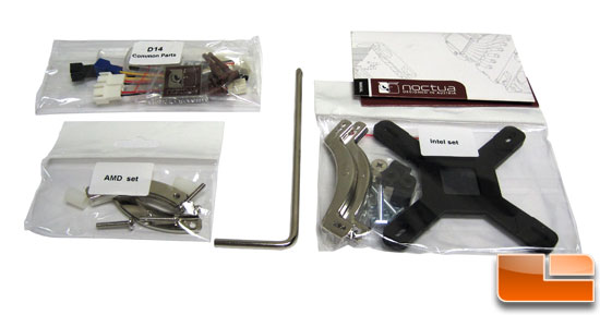 Noctua NH-D14 mounting parts