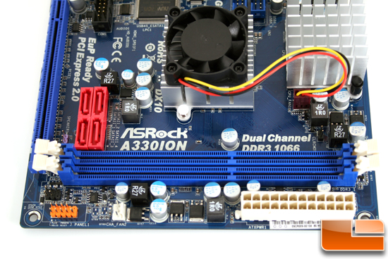 ASRock A330ION DDR3 Slots