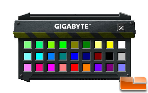 GHOST Software Suite- M8000X LED Color Options
