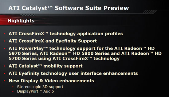 ATI Catalyst Control Center 10.2 features