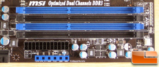 MSI P55 GD-85 DIMM Slots