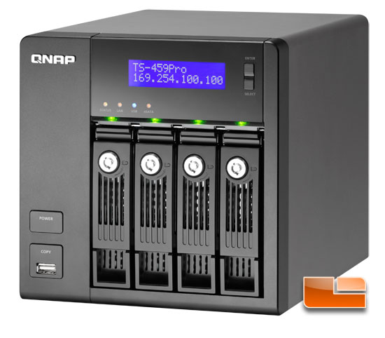 QNAP TS-459 Pro Turbo NAS with Intel Atom D510 Review