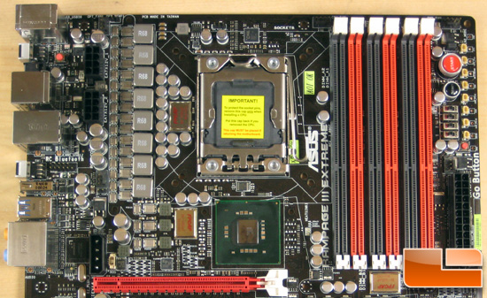 Asus Rampage III Extreme Top Half