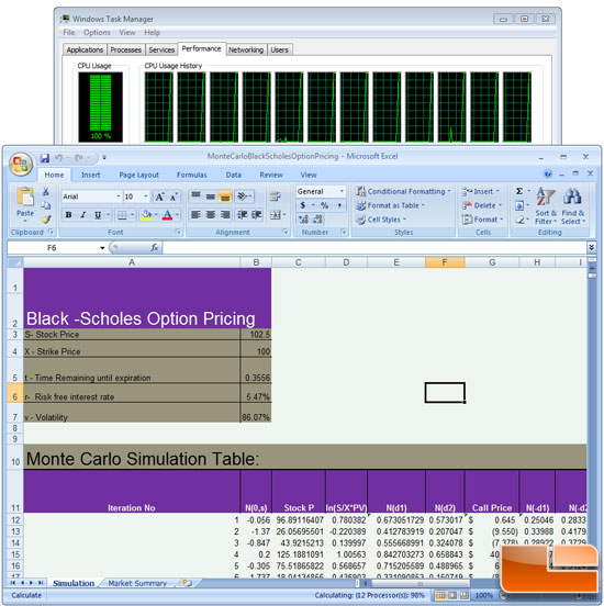 Microsoft Excel 2007 Testing