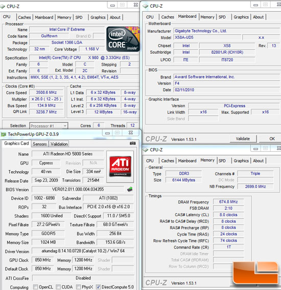 AMD 890GX Test Settings