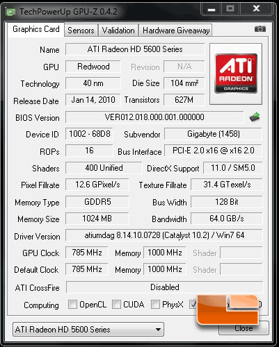 Gigabyte Radeon 5670