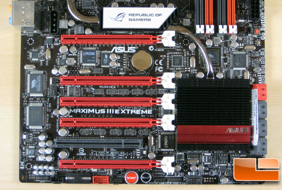 Asus Maximus III Extreme Bottom Half