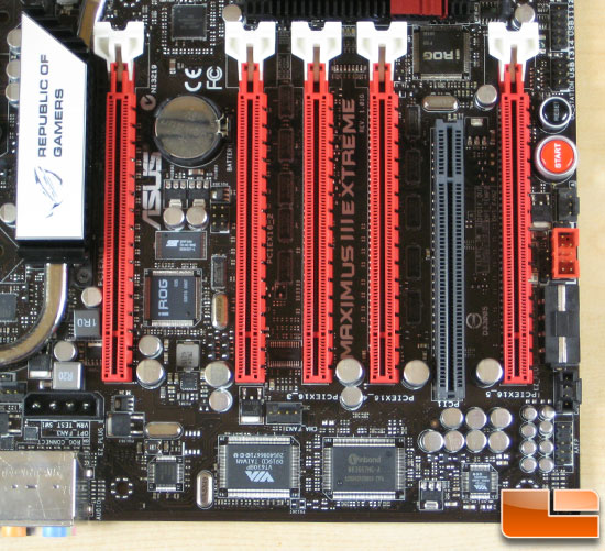 Asus Maximus III Extreme PCIE Slots