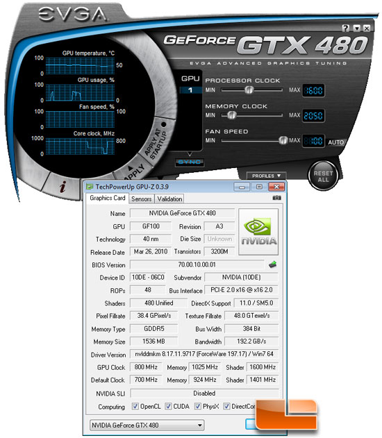 NVIDIA GeForce GTX 480 Video Card