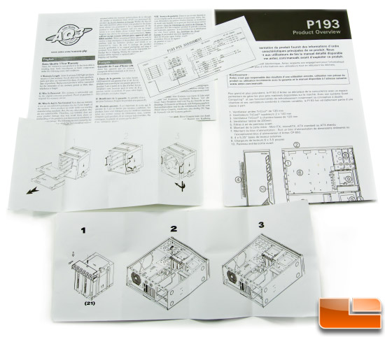 Antec P193 manuals