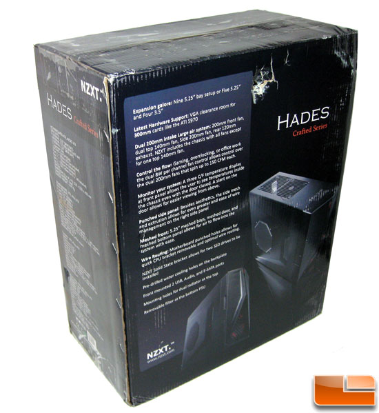 NZXT Hades Retail Box Reverse