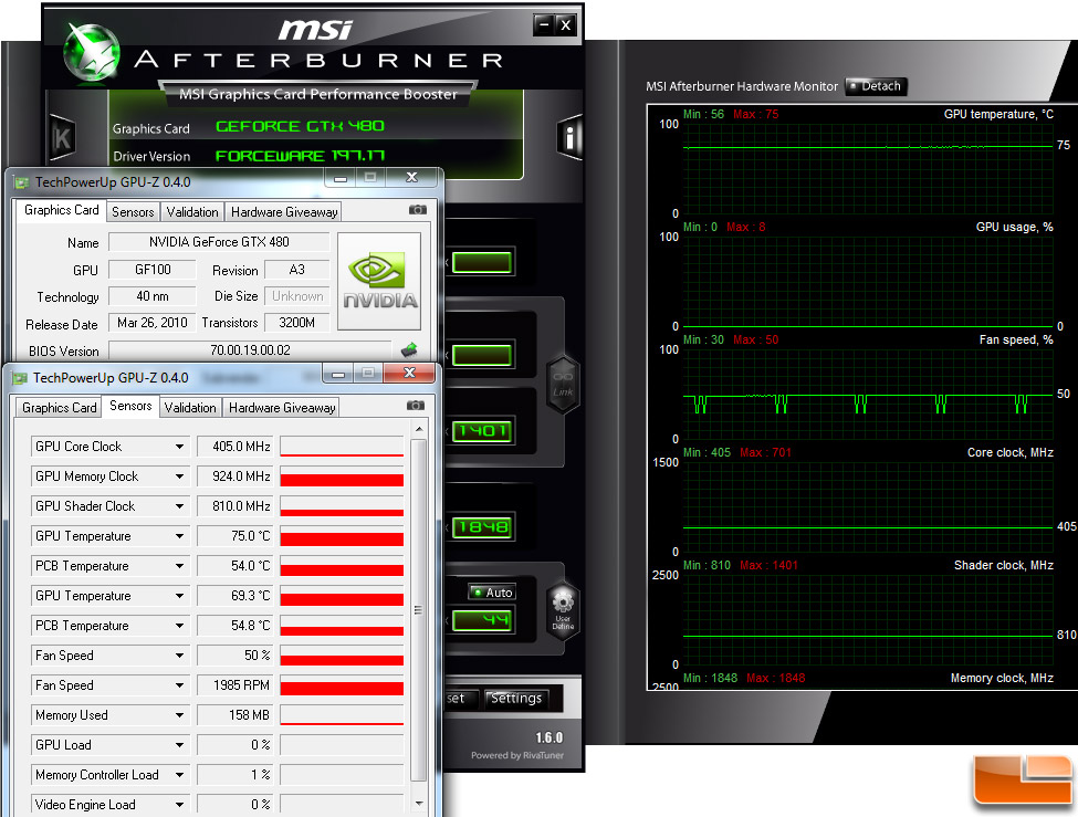 kollektion Specialist støn NVIDIA Solves Multi-Monitor Temp Issue on GeForce GTX 480 GPUs - Legit  Reviews