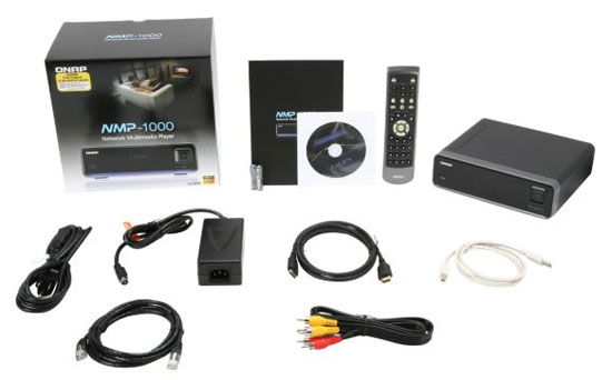 QNAP NMP-1000 Network Media Player Retail Bundle