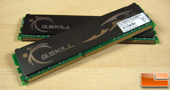 G.Skill DDR3-1600C7 ECO 1.35vdimm