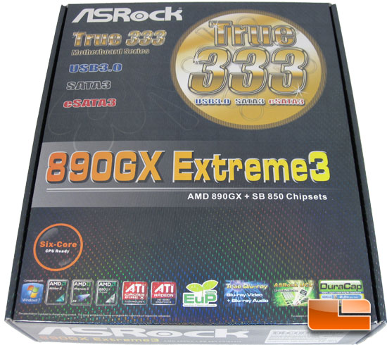 ASRock 890GX Extreme3 Retail Packaging