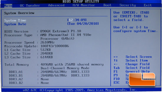 ASRock 890GX Extreme3 Bios