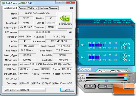 ATI Radeon HD 5870 OC Video Card 
Overclocking