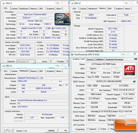 AMD 890GX Test Settings