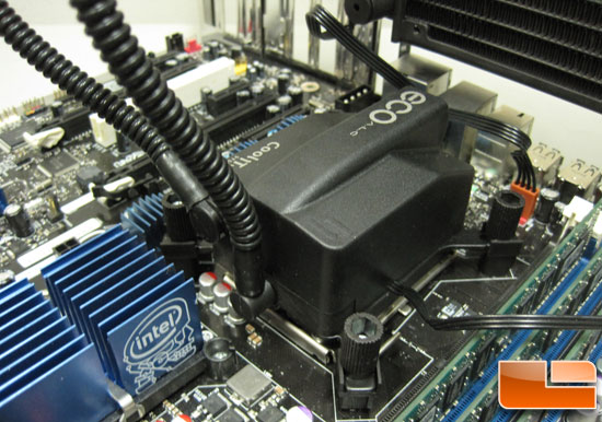 mounting the CoolIt ECO A.L.C. CPU Cooler