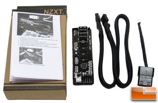 Milestone Bevæger sig ikke sympatisk NZXT IU01 USB 2.0 Internal Expansion Hub Review - Legit Reviews