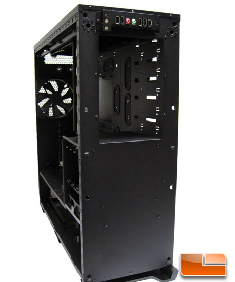 Corsair Obsidian 700D Behind the front panel