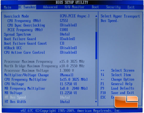 AMD Athlon II 640 Overclocked Bios Settings