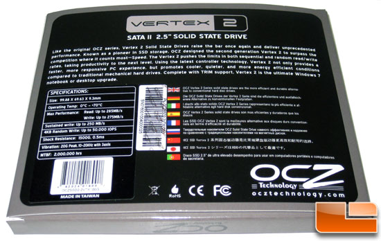 OCZ Vertex 2 100GB SSD Retail Box