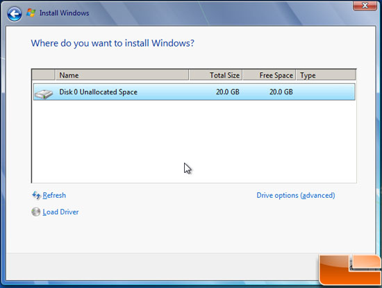 Windows 7 Hard Drive