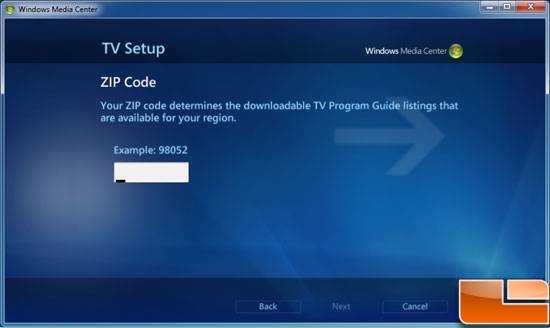 Windows 7 Media Center Live TV