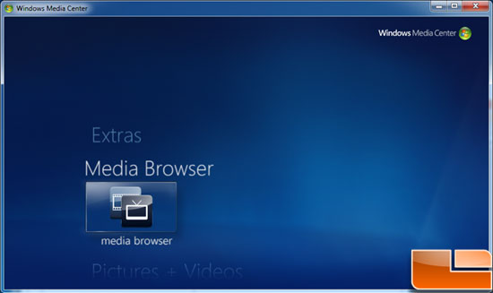 Windows 7 Media Center Media Browser Plug-in
