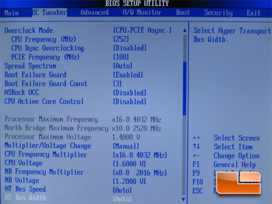 AMD Athlon II 260 Overclocked Bios Settings