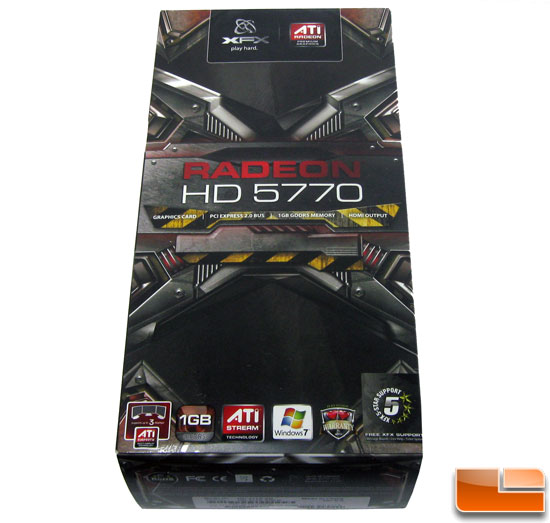 XFX Radeon HD 5770 Retail Box Front