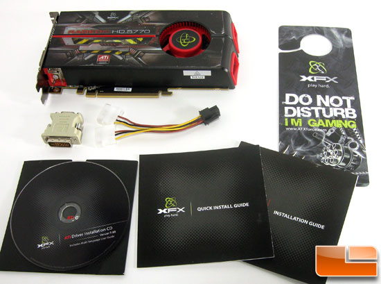 XFX Radeon HD 5770 Retail Bundle