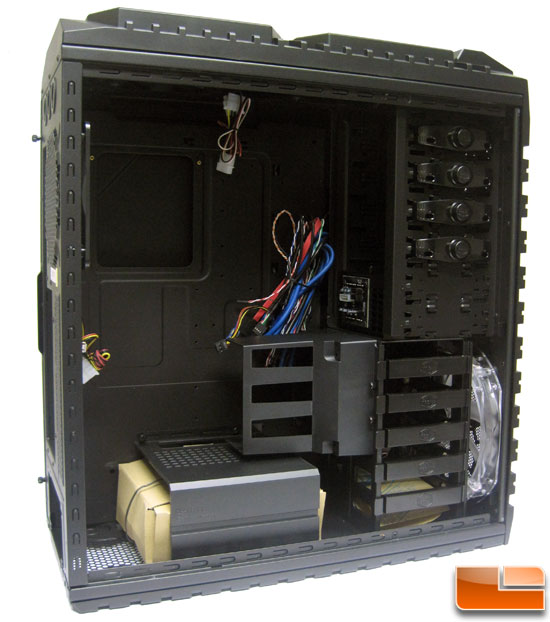 Cooler Master HAF X inside of the HAF X