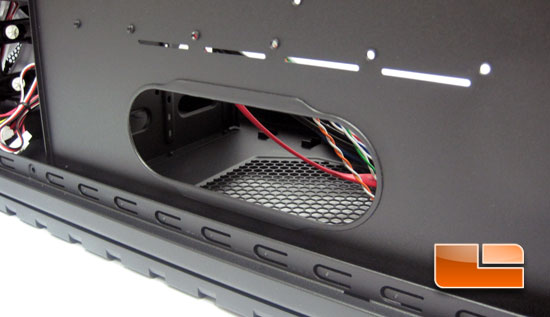 Cooler Master HAF X wire routing hole