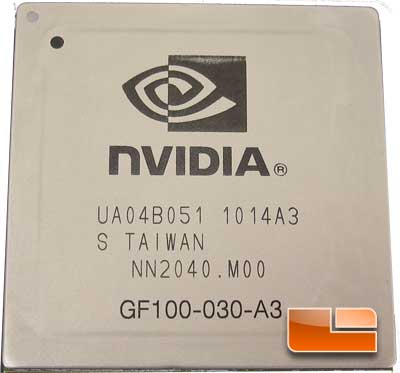 NVIDIA GeForce GTX 465 GF100 Chip