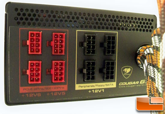 Cougar 1080GX Power Supply Connections Cougar 1080GX Power Supply Connections