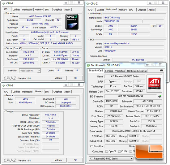 BIOSTAR TA890GXB HD System Settings