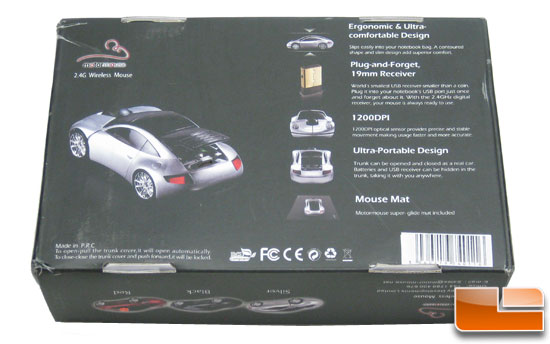 Motormouse 2.4Ghz Wireless Mouse Box