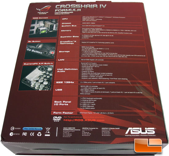 ASUS Crosshair IV Formula Motherboard