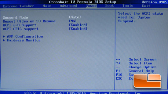 ASUS Crosshair IV Formula BIOS