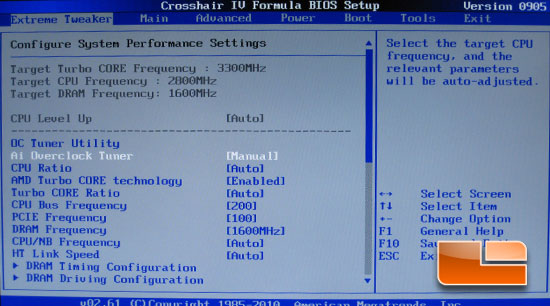 ASUS Crosshair IV Formula BIOS