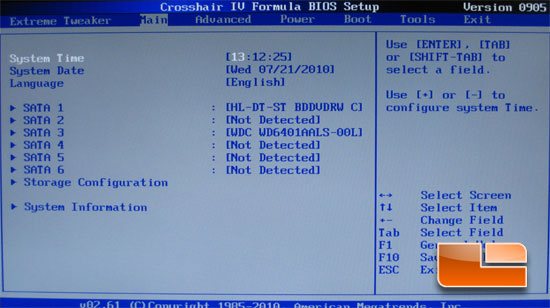 ASUS Crosshair IV Formula BIOS