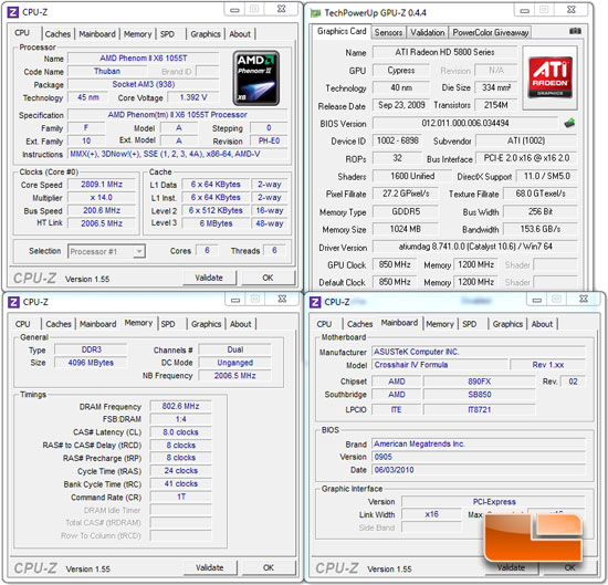 ASUS Crosshair IV Formula System Settings